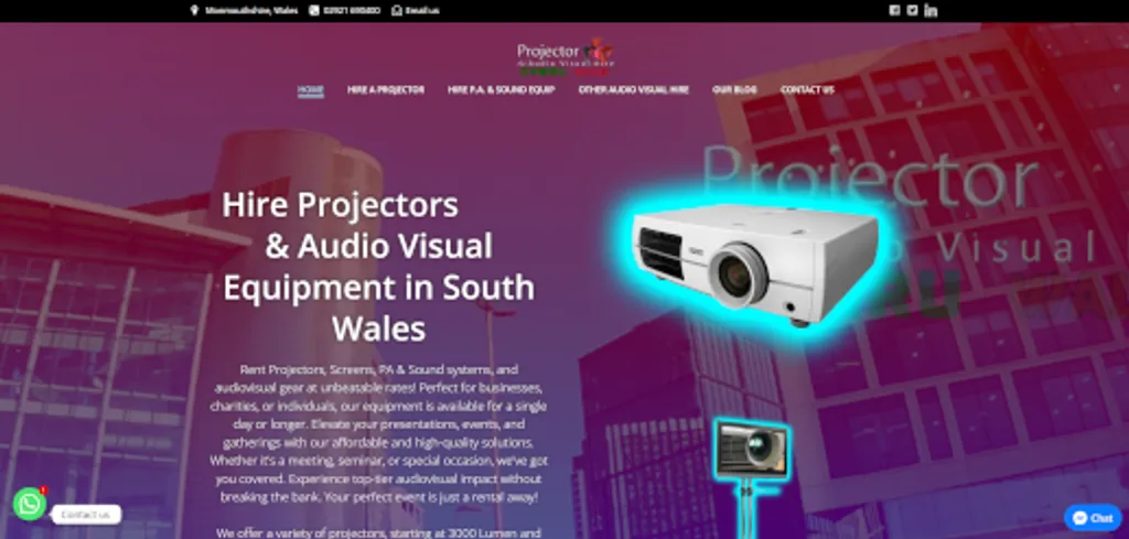 Projector Hire Wales